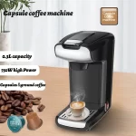 Household 300ML Capsule Coffee Maker Electric Small Coffee Maker Espresso Drip Coffee Suitable for Ground coffee and K-cup