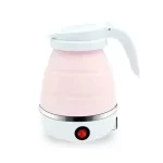 0.6L Mini Folding Kettle Portable Water Heater 600W Silicone Leakproof Electric Kettle Travel Household FoldableKitchenAppliance