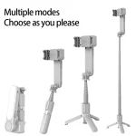 Handheld Selfie Stick Gimbal Stabilizer Holder Adjustable Fill Light Selfie Stand Bluetooth Mobile Phone  For IPhone Samsung