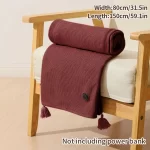 Office USB Electric Heated Blanket Wearable Power Source heating Shawl Heated Throw Blanket  Washable Warmer Blanket