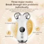 Facial Roller Massager EMS Microcurrents Face Lifting Roller Vibration Massage Skin Rejuvenation Anti-Wrinkle Beauty Care