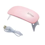 Hot Sale 6W Mini Nail Dryer Machine Portable 6 LED UV Manicure Lamp Home Use Nail Lamp For Drying Polish Varnish With USB Cable