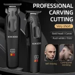 KIKIDO Barber Cordless Hair Trimmer 7200 RPM Carving Clipper Detailer Professional Hair Clipper Electric Finish Cutting Machine