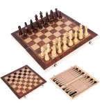 3 In 1 Board Party Table Games Dice Chess Backgammon Board Entertainment Travel Games Checkers Chess