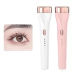 Heating Eyelash Curler Women Natural Eyebrows Eyelash Curler Double-Sided Anti-Burn Electric Lash Curler For Long-Lasting