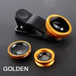 Universal 3 In 1 Fish Eye Lens Wide Angle Macro Smartphone Fisheye Lens Zoom For Iphone Samsung Xiaomi Mobile Phone Camera Lens