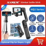 AXNEN HQ2 SERIES Mobile Phone Stabilizer Handheld Gimbal for Smartphone Gopro Action Camera Extension Rod Selfie Stick Tripod