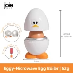 Joie Microwave Egg Boiler eggy Microwave Egg Poachers Cooker Steamer Box for Chicken and Quail Eggs Kitchen Tools Egg Tools