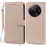 For Redmi A3 Case Leather Wallet Flip Case For Xiaomi Redmi A3 Cover Protective Fundas Coque For Xiaomi Redmi A3 A 3 Phone Case