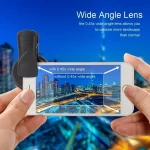 Phone Lens Kit 0.45x Super Wide Angle & 12.5x Super Macro Lens HD Camera Lentes for IPhone 6S 7 Xiaomi All Cellphone 1pcs