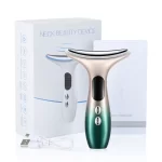 EMS Facial Lifting Massager Neck Face Beauty Device 3 Colors Led Photon Therapy Anti Wrinkle Double Chin Remover Skin Care Tools