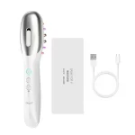 CkeyiN EMS Electric Massage Comb Vibration LED Blue Red Light Therapy Hair Massage Scalp Brush for Hair Growth Anti Hair Loss