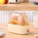 Egg Boiler Machine Electric Hard Boiled Egg Maker Safe Using Egg Boiler Machine Steamer with Timer Off Multifunctional Egg