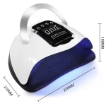 SUN X11 MAX Professional Nail Drying Lamp for Manicure 280W Nails Gel Polish Drying Machine with Auto Sensor UV LED Nail Lamp