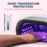 SUNUV SUN3 Nail Dryer Smart 2.0 48W UV LED Lamp Nail with Smart Timer Memory Invisible Digital Timer Display Nail Drying Machine