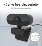 1080P Full HD Computer Network Camera with Microphone USB Plug PC Mac Laptop Desktop Live Video Call Work Mini Camera