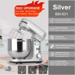 BioloMix 6L/5L Stand Mixer Stainless Steel Bowl 6-speed Kitchen Food Blender Cream Egg Whisk Cake Dough Kneader Bread Maker