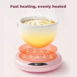 Thermostatic Heating Coaster USB Coffee Mug Warmer 3-speed Temperature Milk Tea Beverage Heated Cup Coaster Constant Temperature