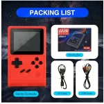 GB300 Portable Handheld Game Player 3.0 inch Screen TV Video Game Console AV Output Retro Game Console Built-in 8G 6000+ Games