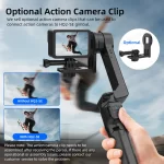 AXNEN HQ2 SERIES Mobile Phone Stabilizer Handheld Gimbal for Smartphone Gopro Action Camera Extension Rod Selfie Stick Tripod