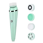 4 in 1 Electric Facial Cleansing Brush Sonic Waterproof Rotate Rechargeable Face Cleaning Tool Pore Cleaner Facial Skin Machine