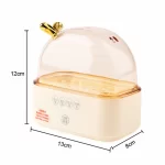 Multifunctional Electric Egg Cooker Heater Automatic Power Off Mini Eggs Boiler Food Steamer Poacher Breakfast Cooking Machine