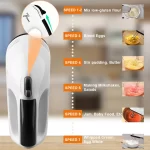 Electric Mixer Machine Cream Pastry Blender Electric Hand Blender Automatic Egg Beater Portable Mixer Blender for Cream Pastry