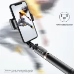 FANGTUOSI Mobile Video stabilizer Bluetooth selfie stick tripod Gimbal Stabilizer For Smartphone Live vertical shooting bracket