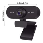 USB HD 1080P/2K Webcam Plug and Play with Microphone Web Camera Computer Web Camera for PC/Laptop Conferencing and Video Calling