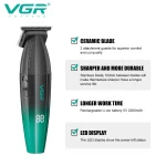 VGR Hair Clipper Cordless Hair Trimmer Professional Hair Cutting Machine Electric 9000 Rpm Haircut Clipper for Men V-003 V-906