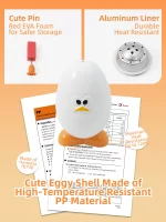 Joie Microwave Egg Boiler eggy Microwave Egg Poachers Cooker Steamer Box for Chicken and Quail Eggs Kitchen Tools Egg Tools