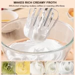 Electric Professional Handheld Blender Mixer Egg Beater Automatic Cream Blender Dough Cake Baking Pastry