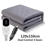 Car Electric Heated Blanket 12V Car Energy Saving Warm Blanket 50x150cm/70x180cm/120x150cm Truck RVs Car Heating Blanket Mat