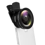 Universal HD 0.45x Super Wide Angle Lens with 12.5x Super Macro Lens for iPhone Samsung Xiaomi Smartphones Camera Phone lens Kit