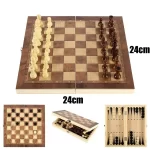 3 In 1 Board Party Table Games Dice Chess Backgammon Board Entertainment Travel Games Checkers Chess