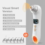 Visual Blackhead Remover Facial Deep Clean Machine Blackheads and Acne Remover Heated Face Extractor Electric Blackhead Sucker