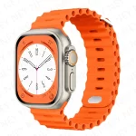 Ocean strap For Apple Watch Ultra 2 Band 49mm 9 8 7 45mm 41mm Silicone Bracelet Wristband iWatch 6 5 4 3 SE 44mm 40mm 42mm band