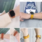 Leather Strap for Apple Watch Band 44mm 49mm 45mm 46mm 42mm 40mm 41mm Sport Bracelet correa IWatch Series Ultra 10-9-8-7-6-5-SE
